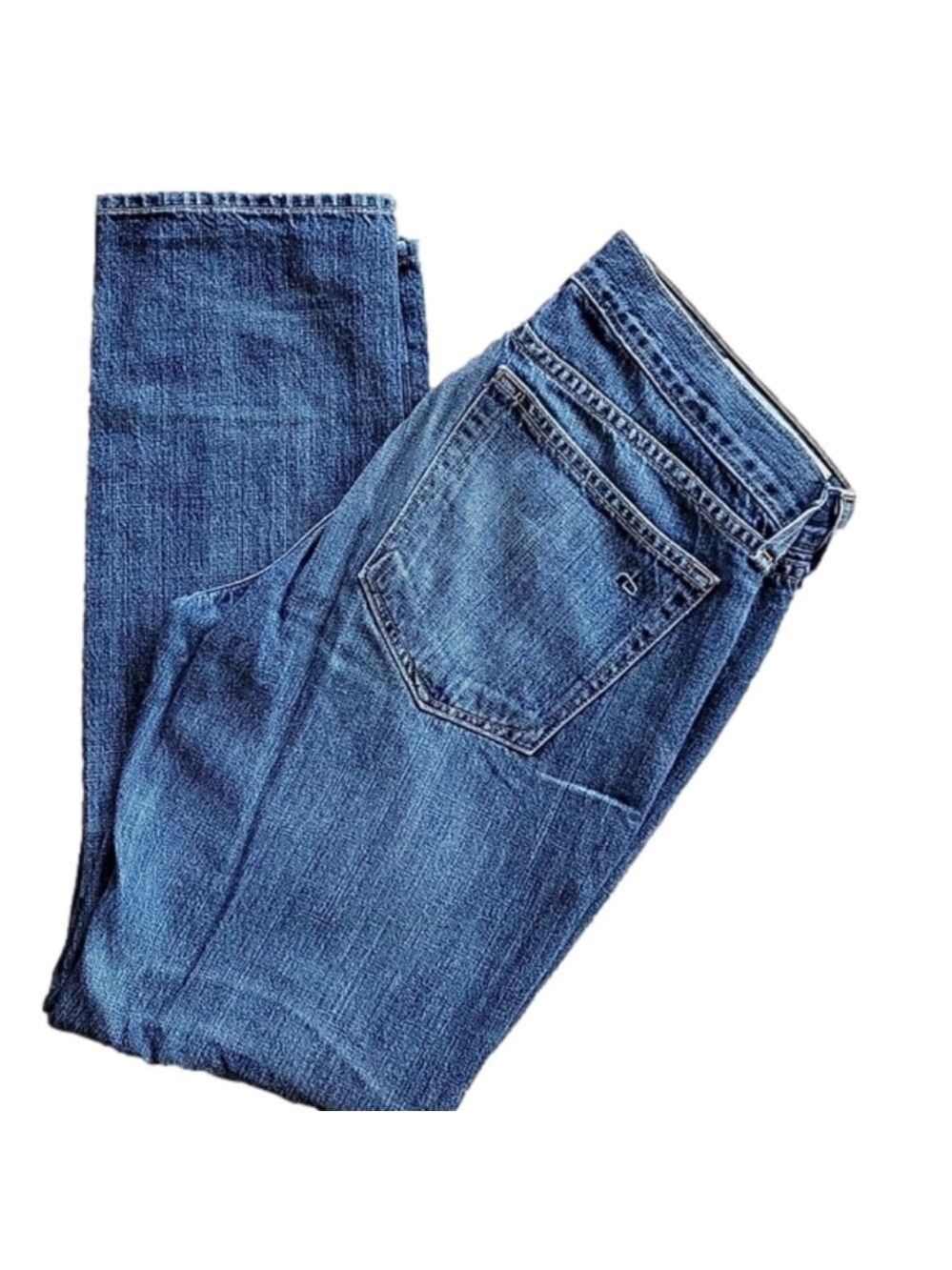 Rag & Bone The Boyfriend Distressed Jeans Intermix Exclusive in Buckley  Size 26